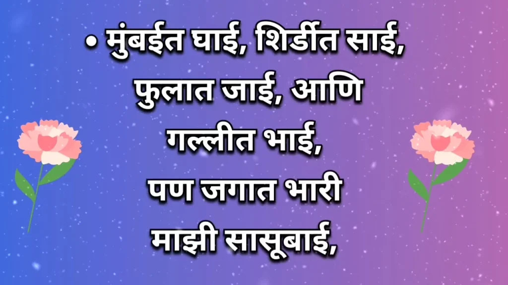 Happy birthday in Marathi with flowers background.